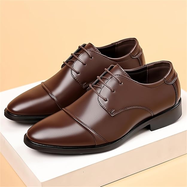 Burgundy Dress Shoes for Men